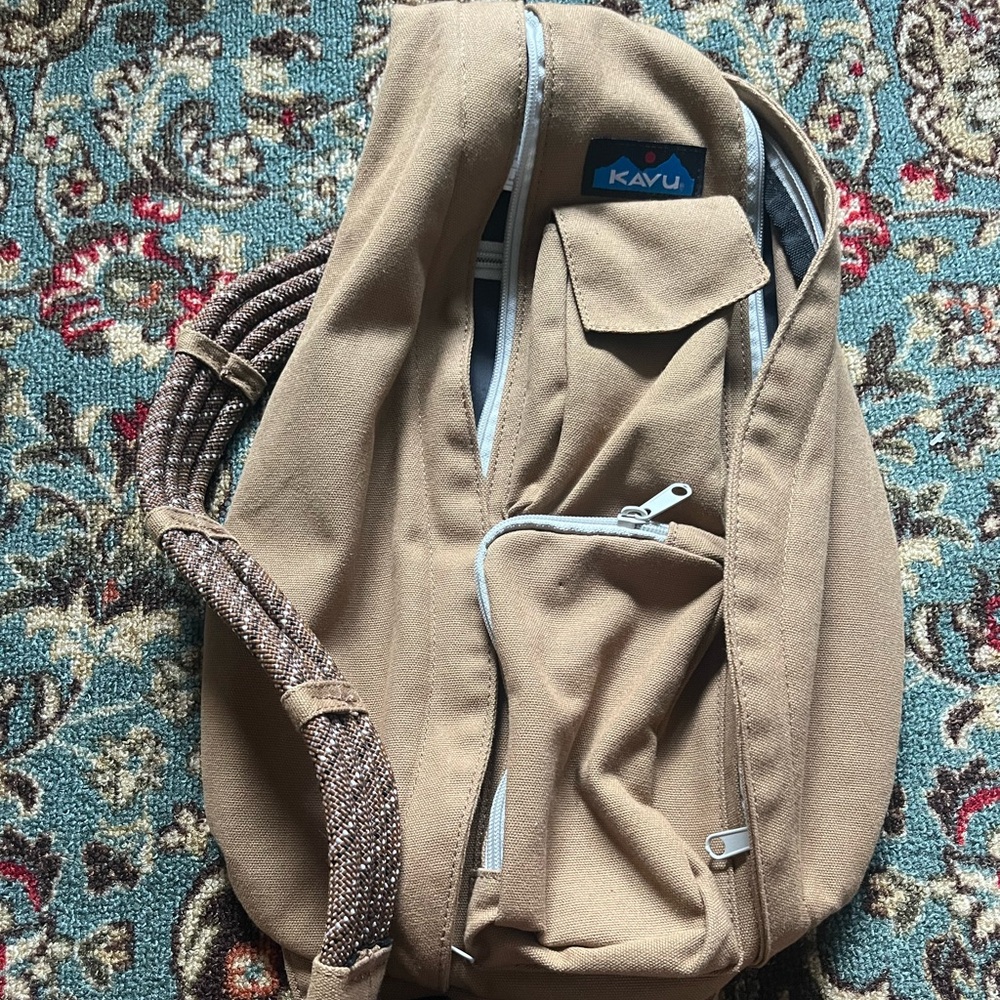 Tan Kavu Cross-body Bag